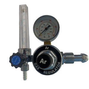 Metapod Argon Gas Regulator with Flow Meter | Heavy-Duty Steel Body | MIG/TIG Welding Gas Flow Controller