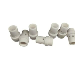 METAPOD® Welding Torch 36 KD Ceramic Gas Diffuser | Binzel / Abicor Style | Shield Cap & Ceramic Tips Multipack | TIG / MIG Welding Accessories