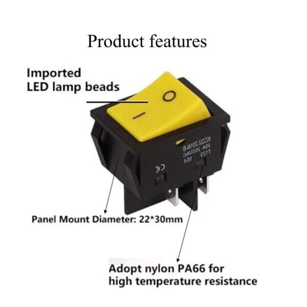 Rocker Switch 30AMP ( 5 Pieces)