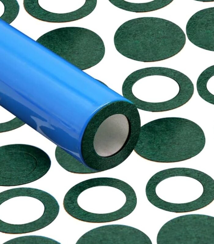 Electronic Spices Insulating Adhesive Base Mat for 18650 Battery Cell (Positive and Negative) Terminal