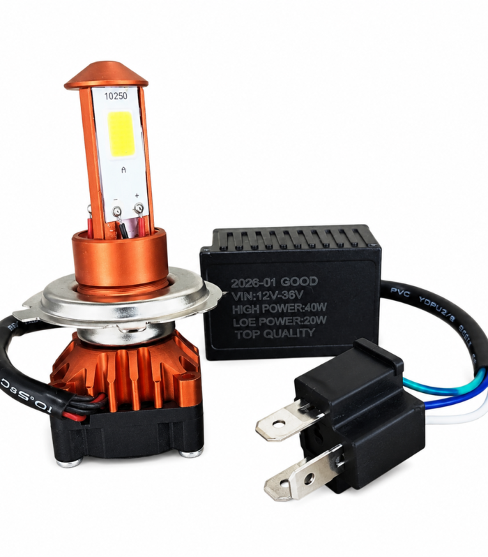 METAPOD H4 LED Headlight Bulb Dual Color White & Yellow Beam